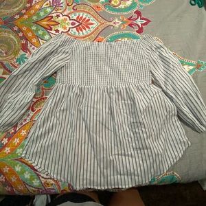 off the shoulder shirt